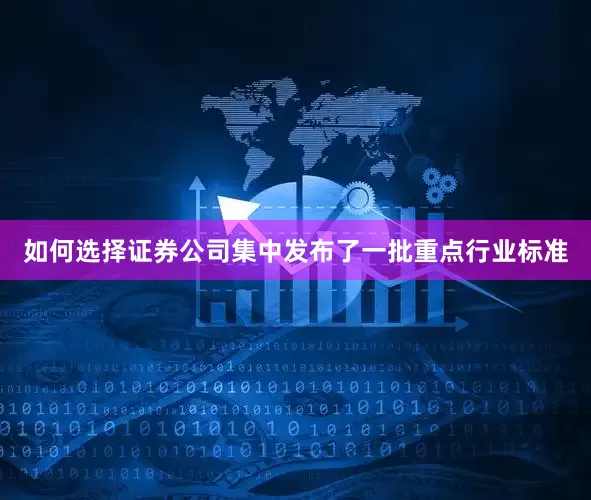 如何选择证券公司集中发布了一批重点行业标准