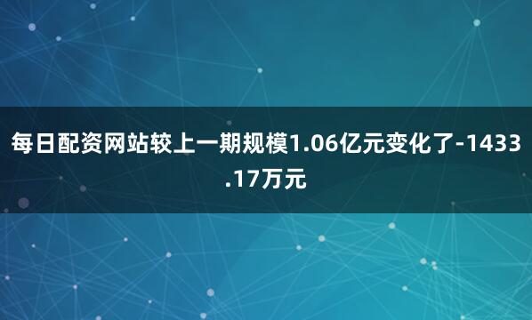 每日配资网站较上一期规模1.06亿元变化了-1433.17万元